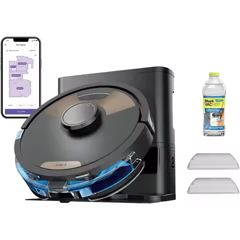 Matrix Plus 2-in-1 Robot Vacuum & Sonic Mop, Home Mapping, HEPA Bagless Self Empty Base with 30-Day