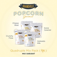 All 4Pc Grandville Popcorn Gourmet Pack All Variant E91