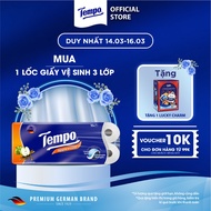 [ 1 LOT ] Tempo Toipa premium toilet paper - 3 layers, durable, safe for skin (Lot of 10 Rolls)