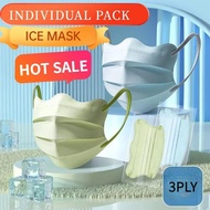 Hot SALE FACE MASK 50PCS Adult/Kid Ice Facemask Cold Feeling Eye Protection Angle Fashion Mask 3plym