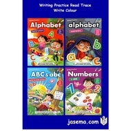 Writing Practice ABC/abc/Numbers ABC&abc for Preschool Read Trace With Colours