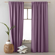 B13 Ready Made Curtain!! 99%Blackout Siap Jahit Langsir Langsir RAYA Kain Tebal 100%Polyester Blackout (Violet Purple)