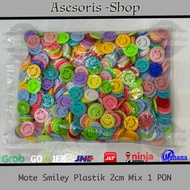 Smile Emoticon Bead Mote | Smile Mote | Character beads | Mote Smile | Mote Smiley Mix 2cm 1 PON