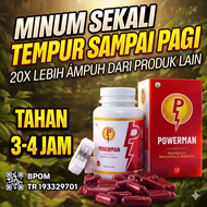 Powerman Obat Kuat Pria Herbal Tradisional Tahan Lama Tambah Stamina Kapsul Original Penambah Stamin