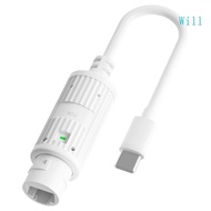 Will 48V to 5V 2 4A POE Converter POE to Type C Adapter IEEE802 3af at Standard 10 100Mbps Type C Po