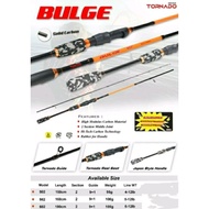 Solid carbon bulge tornado rod