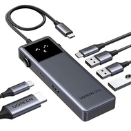 UGREEN UNO Multiport USB Type-C Hub 4K UHD PD 100W 10Gbps Data Speed & Smart Emoji Status Display