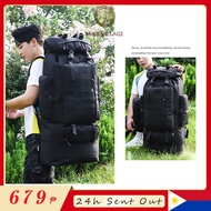 80L/100L Hiking Bag Waterproof Men's Backpack Camping Hiking Climbing Travel Outdoor Bagpack