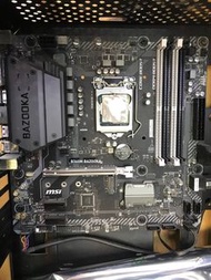 Msi b360m bazooka 電腦底板 intel i7 8700 cpu