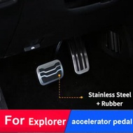 CJ7F AT Car Pedals Cover for Ford Explorer 2011 2012 2013 2014 2015 2016 2017 2018 2019 Stainless St
