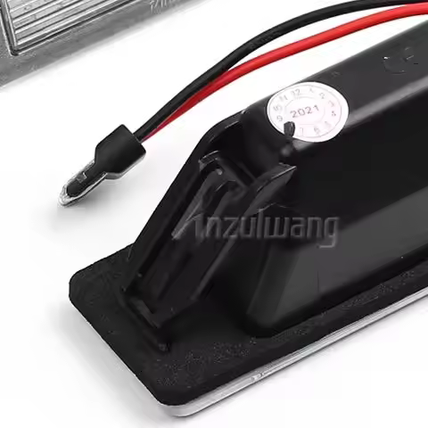 2Pcs White LED Rear License Plate Lamp For Nissan Qashqai J10 J11 2007‑2018 Reference 26511AU310 265