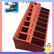 LA Screw Length Sorter Tray, With 7 Measuring Slots Practical M3 Bolt Sorter,  Portable Organizer St