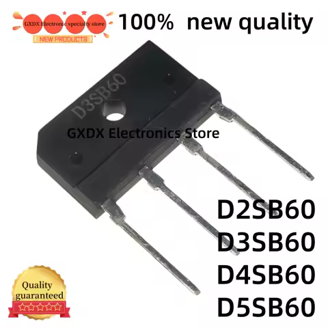 5-10-20Pcs 100% new D2SB60 D3SB60 D4SB60 D5SB60 D2SBA60 D3SBA60 D4SBA60 D5SBA60 ZIP-4 rectifier brid