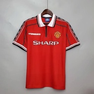 New Jersey Baju Bola Retro Mu Home 1998/1999 Grade Ori 100 % Original