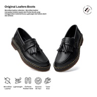 Sepatu Boots Pria Portee Goods OriginaI Loafers Hitam