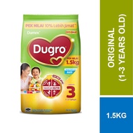 Dumex Dugro Step 3 Original/Asli Growing Up Milk Formula 1-3 years (1.5kg) (Susu, Milk Powder, 奶粉)