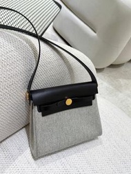 Hermes Mini Herbag Noir ghw 黑白熊貓 黑金帆布 Herbag Zip