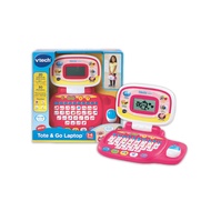 VTECH Tote and Go Laptop สีชมพู แล็ปท็อปของเล่นสีชมพูแบบพกพาพร้อมหูหิ้ว  VTech Tote and Go Laptop แล