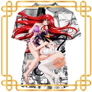 Demon High School เสื้อยืด 3D Printing Anime Fashion T-shirt ผู้ชายเสื้อสบาย ๆ Babae Hentai เสื้อยืด