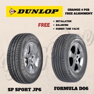 Dunlop SP Sport JP6 D06 TAYAR 1756514 1956015 1955515 1855515 175-65-14 195-60-15 195-55-15 185-55-15