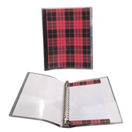 KIKY Binder File A5 Size | A5 Size Checkered Pattern Binder File Book