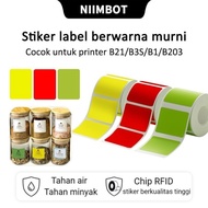 Niimbot B21 B1 B203 B3S LABEL STICKER STICKER PAPER THERMAL COLO PAPER