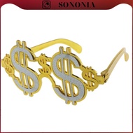 [SONONIA] Funny Glitter US Dollar Eye Glasses Costume Money Festive Party Fancy Dress