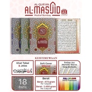 Total..!! Al Moslem Al Mosque Al Quran Waqf/Quran waqof Al Qosbah size A5