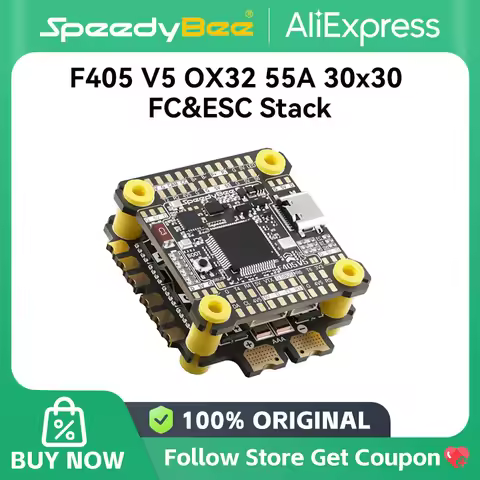 Speedybee F405 V5 Stack BLS 55A 4-in-1 ESC&FC iNAV Betaflight Configure Bluetooth 3-6S FPV 5-8 inch 