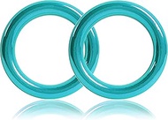 Ganzoo O-Ring Metal for Dog Lead, 25 mm Inner Diameter, Pack of 2, Steel Ring, Alloy Steel, Rustproo