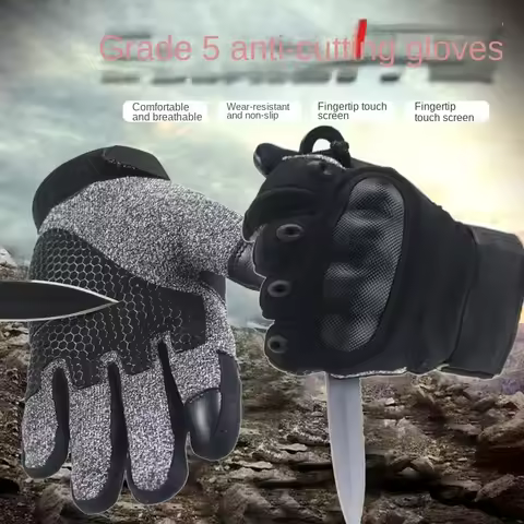 Level 5 Anti-cut and Anti-stabbing Tactical Gloves Army Fans Outdoor All Refers To Male Special Forc