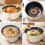 ST/🌊Shangwang Bear Electric Cooker Multi-Functional Electric Frying and Cooking Integrated Pot Household Dormitory Non-S