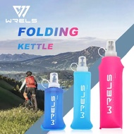1pc150ml/250ml/500ml Outdoor Collapsible Silicone Bite Size Water Bottle Running Camping Hiking Trav