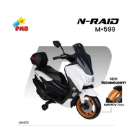 MAINAN ANAK MOTOR AKI PMB RAID M-588 MODEL NMAX //Mainan Anak Motor Aki PMB 599 Nmax