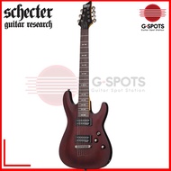Schecter Omen-7 7-string Electric Guitar in Walnut Satin, Omen7 / Omen 7