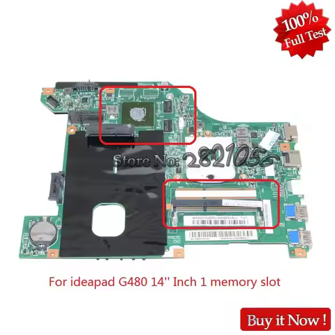Mainboard 11S102500517 For lenovo ideapad G480 laptop motherboard LG4858L 48.4WQ01.011 HM76 DDR3 GeF