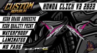 Honda Click V3 2023 Stock Decals Set