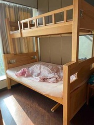 二手  二手傢俬 床 上下層床 77.5*47.5*74″ (床褥尺寸72*36/44吋) #2301118,不連床褥