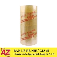 6 Cuộn Băng Keo 200 Yard Trong Siêu Dày Cây Keo 200Ya 6 Cuộn