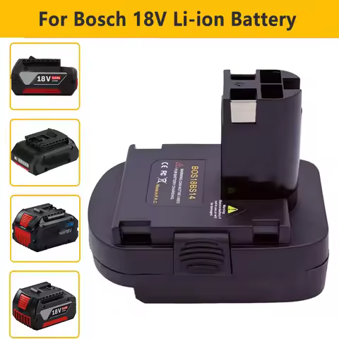 For Bosch 18V Lithium Batteries for Bosch 14.4V Tools BOS18BS14 Battery Adapter for Bosch 14.4V Batt