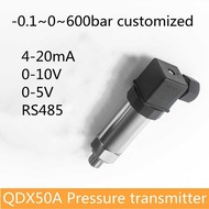 Hydraulic Transmitter Digital 4 20ma 0-10V Differential Pressure Sensor Gauge G1/4" 12-36V 0-1bar G