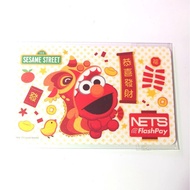 SESAME STREET ELMO Chinese New Year Glittery Nets Flashpay Card*collectible like ezlink ez-link (A2)