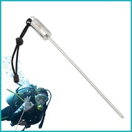 Scuba Diving Pointer Stick Diving Stick Pointer Stainless Steel Lobster Tickle Stick with Lanyard Sc