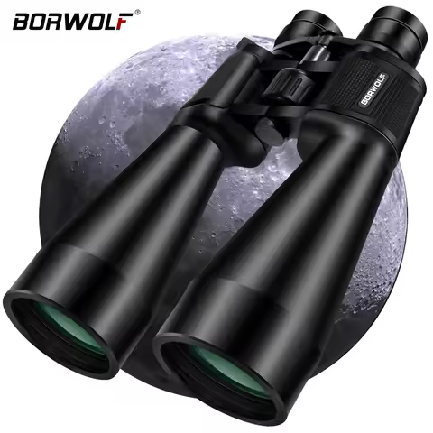 BORWOLF 20-60X70 Binoculars High Magnification Long Range Zoom 60 Times Hunting Astronomical Telesco