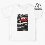 Toyota ae86 initial d manga style children's t-shirt - Unisex #580