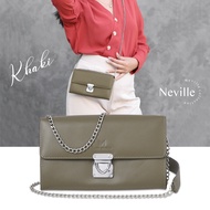 Louis Montini (Neville) กระเป๋าสะพายผู้หญิง กระเป๋าสตางค์ทรงคลัช Women Clutch BMG12