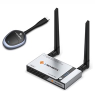 HDMI Wireless Extender Dongle Adapter Kit 1080p 98 Feet w/Airplay, Smart View, Miracast & 4K Upscale