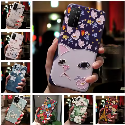 For Nokia G22 G21 G11 Plus Case 3D Relief Soft Silicone Phone Cases For Nokia G10 G20 G50 G60 G100 G