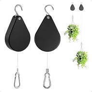 Kitwinney Retractable Plant Hanger System - Adjustable Plant Pulleys for Effortless Plant Raising/Lo