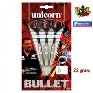 Unicorn Darts ยูนิคอร์น ชุดลูกดอกรุ่น Bullet Gary Anderson Stainless Steel เซ็ท 3 ชิ้น 22-26 กรัม